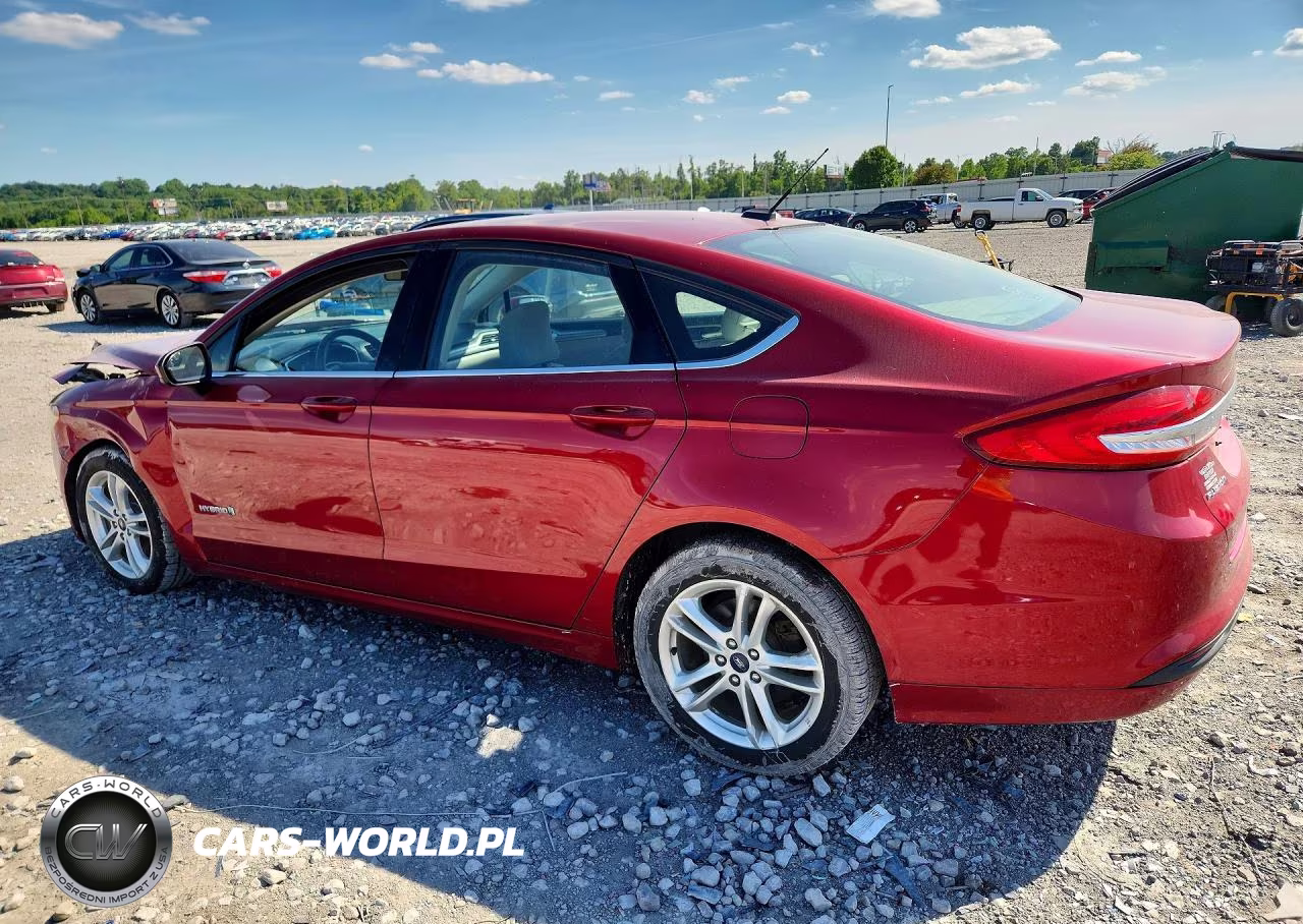 2018 Ford Fusion Se Hybrid VIN:3FA6P0LU4JR208636 - 2