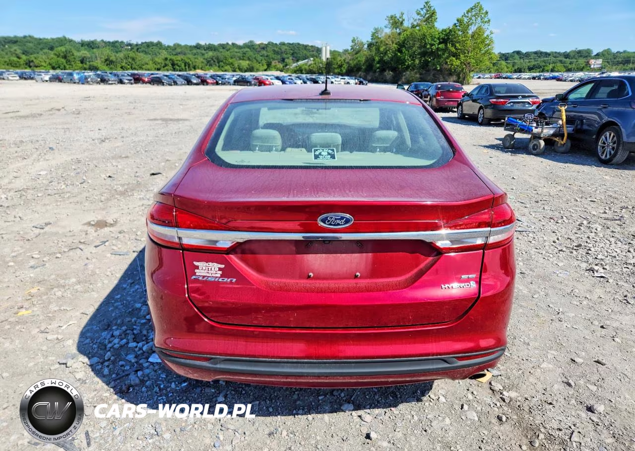 2018 Ford Fusion Se Hybrid VIN:3FA6P0LU4JR208636 - 6