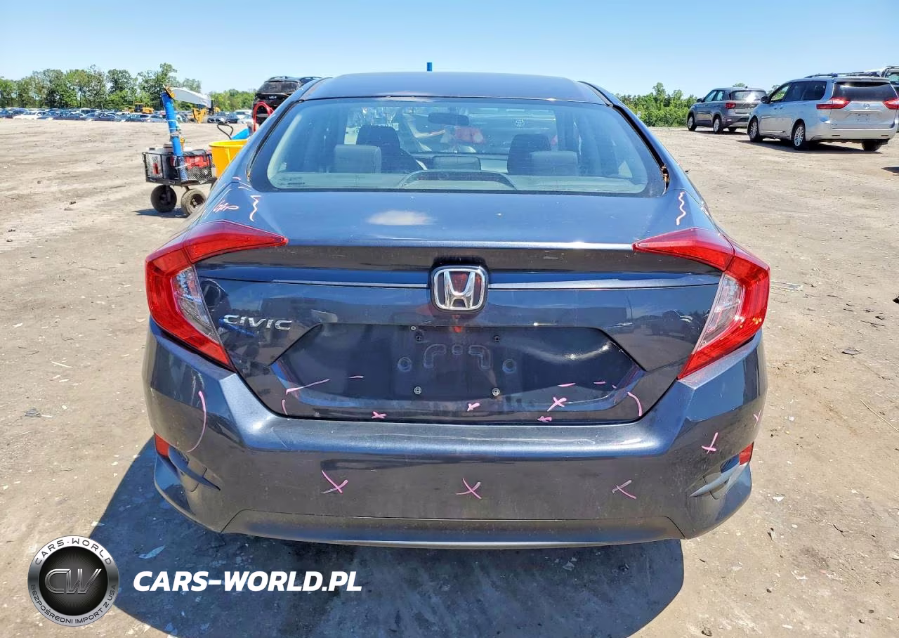 2017 Honda Civic Lx VIN:2HGFC2F5XHH525169 - 6