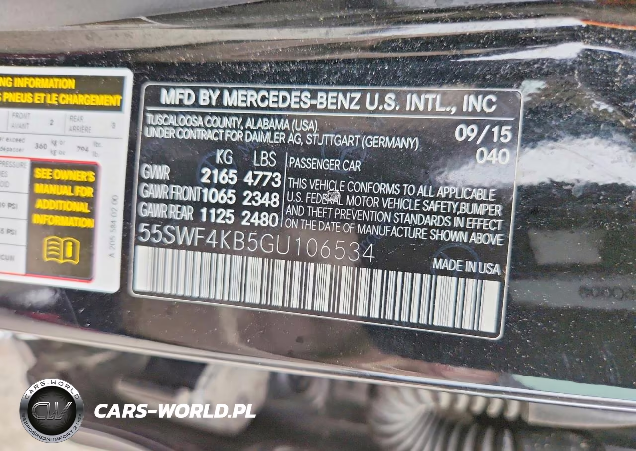 2016 Mercedes-Benz C 300 4Matic VIN:55SWF4KB5GU106534 - 12