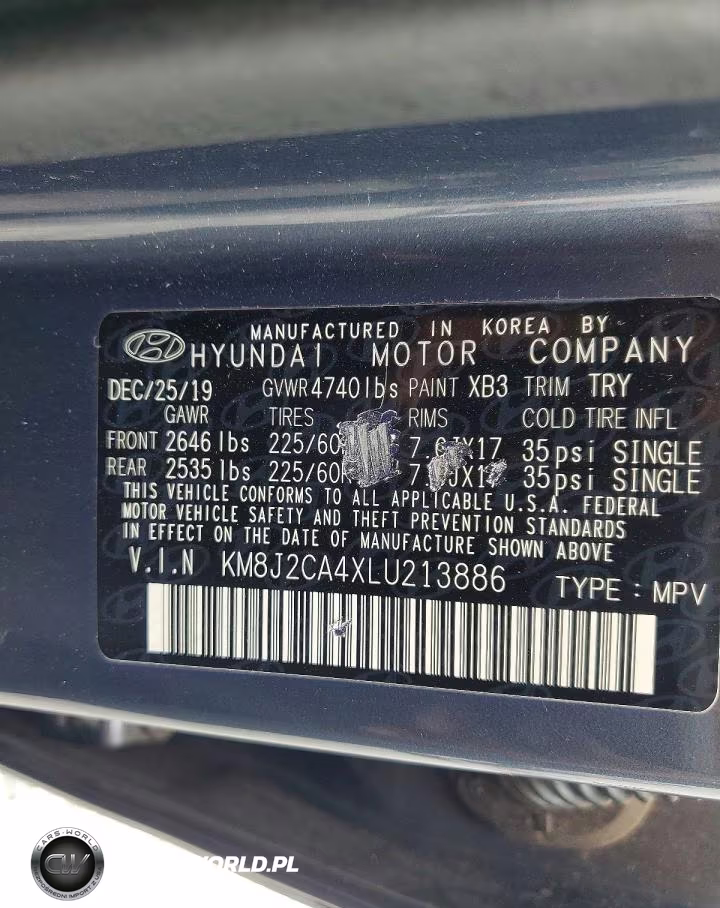 2020 Hyundai Tucson Se VIN:KM8J2CA4XLU213886 - 13
