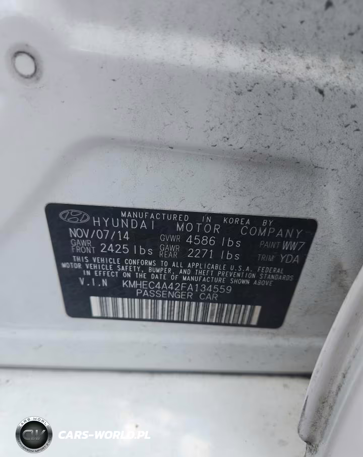 2015 Hyundai Sonata Hybrid Base VIN:KMHEC4A42FA134559 - 12