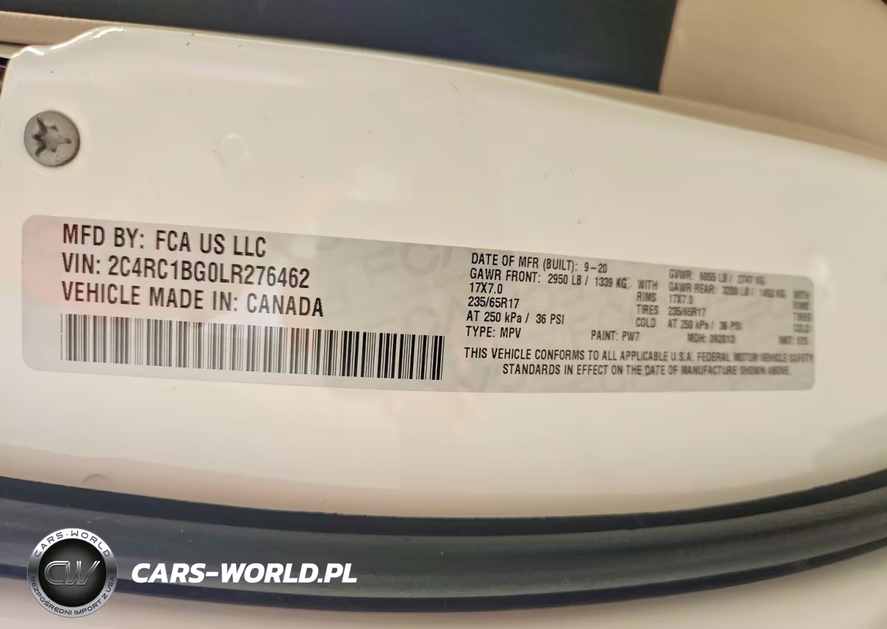 2020 Chrysler Pacifica Touring L VIN:2C4RC1BG0LR276462 - 13