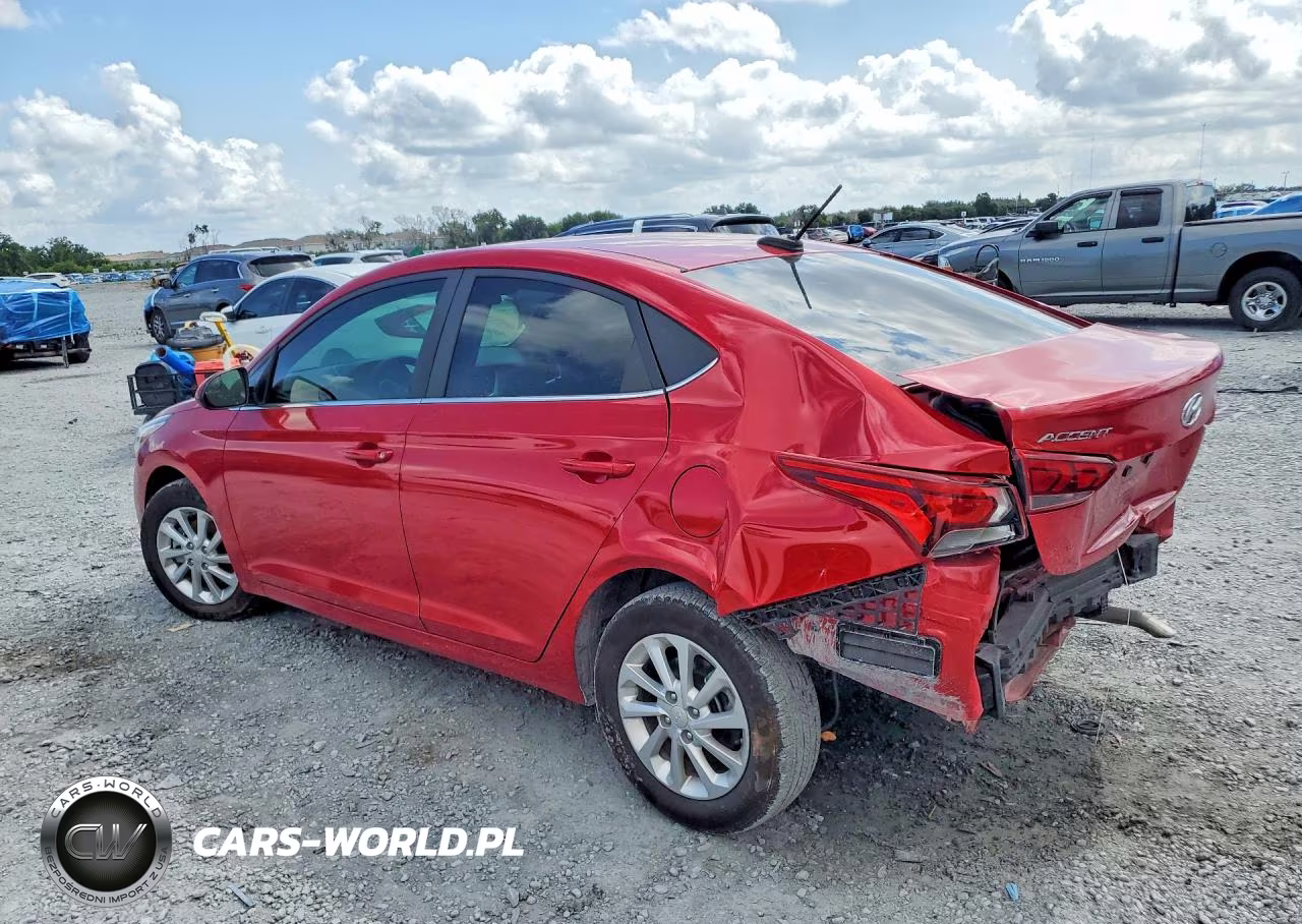 2022 Hyundai Accent Sel VIN:3KPC24A66NE172291 - 2
