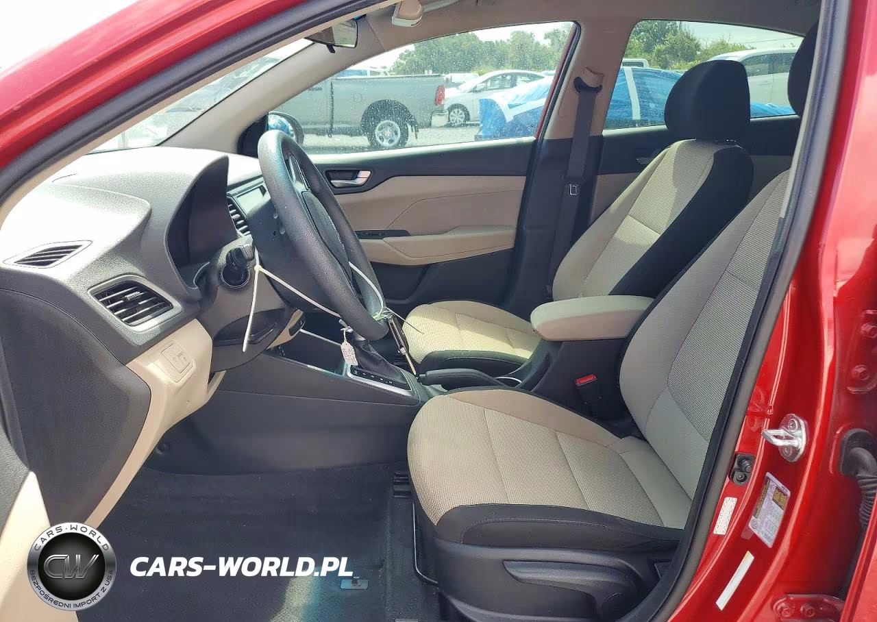 2022 Hyundai Accent Sel VIN:3KPC24A66NE172291 - 7
