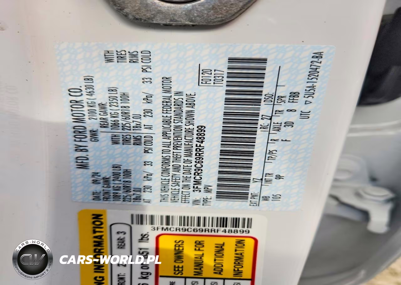 2024 Ford Bronco Sport Outer Banks VIN:3FMCR9C69RRF48899 - 14