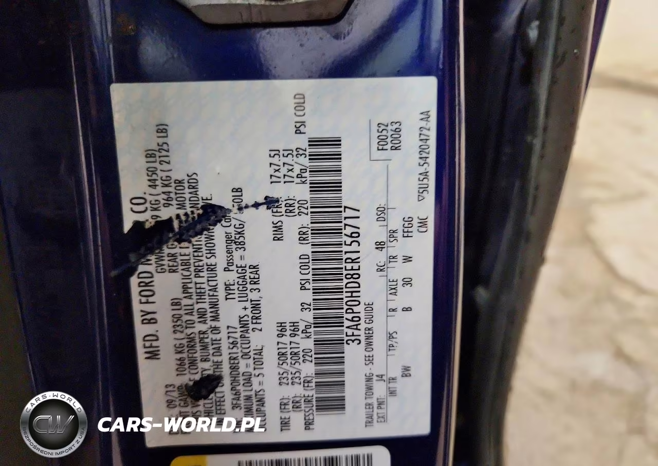 2014 Ford Fusion Se VIN:3FA6P0HD8ER156717 - 13