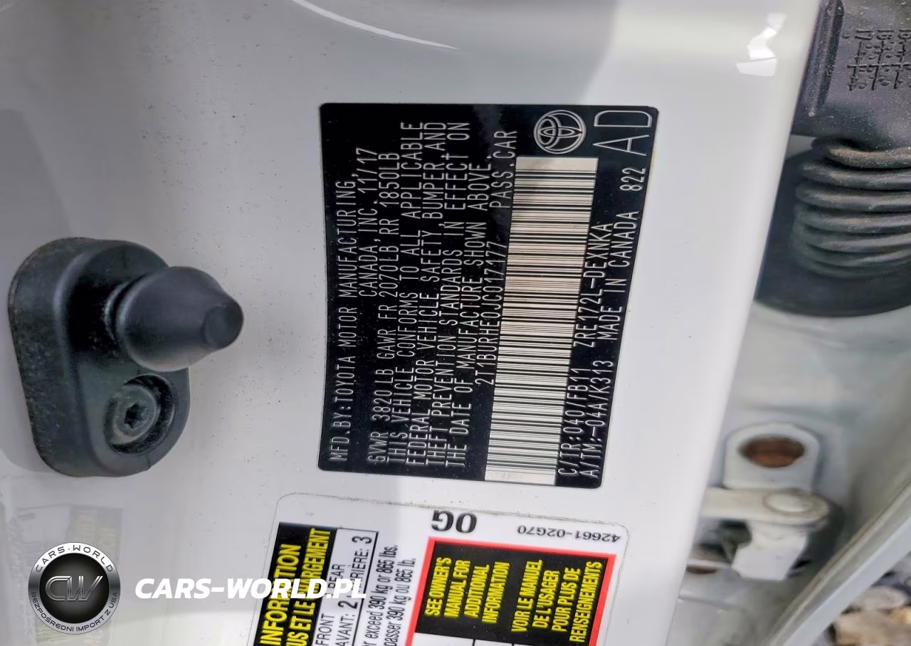 2018 Toyota Corolla Le VIN:2T1BURHE0JC017177 - 12