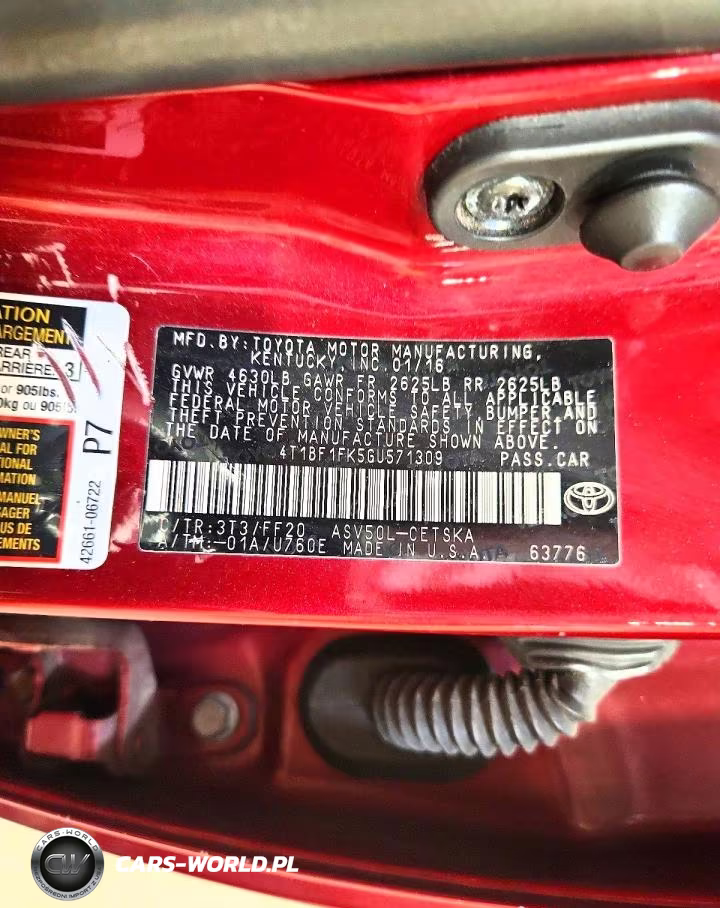 2016 Toyota Camry Se VIN:4T1BF1FK5GU571309 - 13