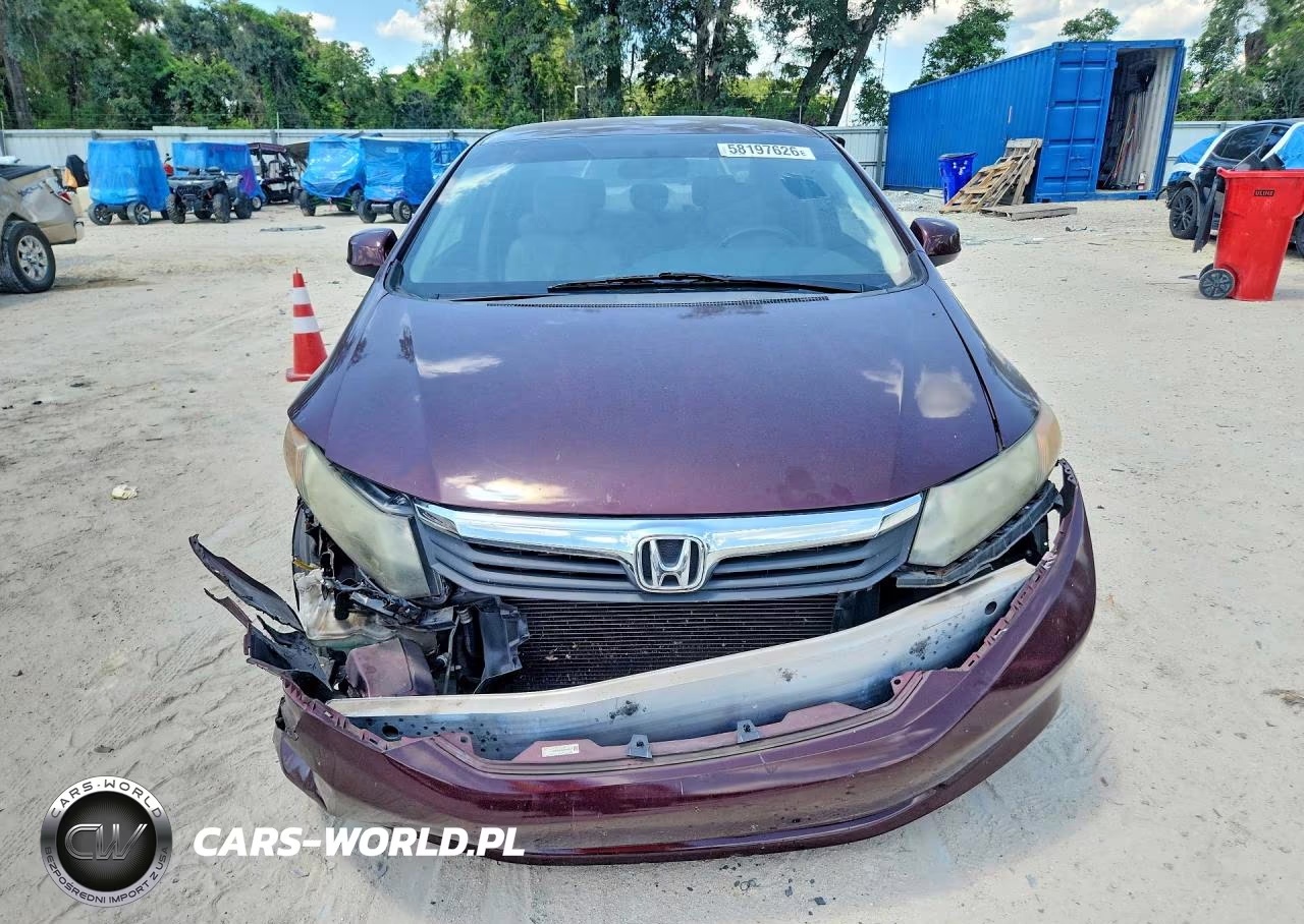 2012 Honda Civic Lx VIN:19XFB2F54CE046901 - 5