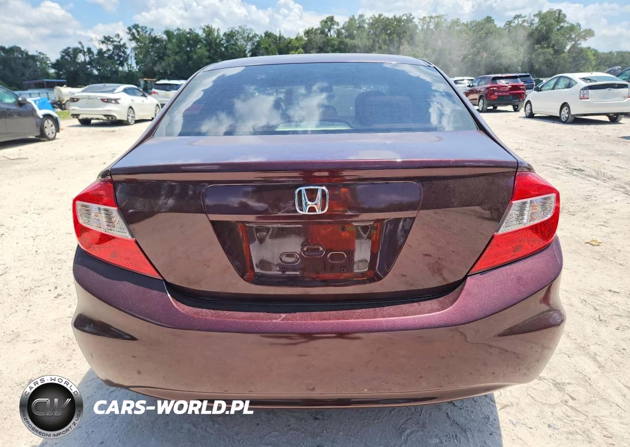 2012 Honda Civic Lx VIN:19XFB2F54CE046901 - 6