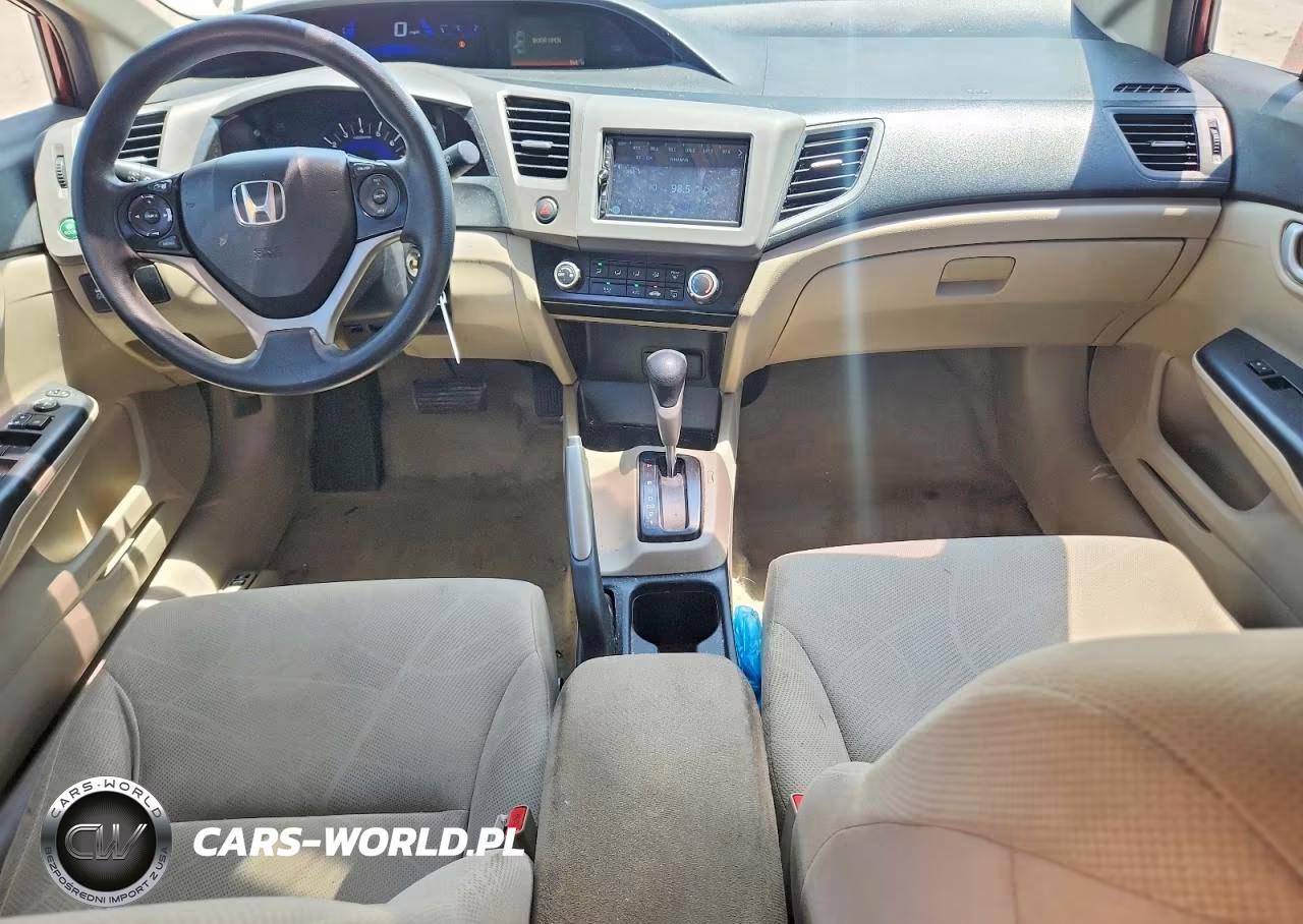 2012 Honda Civic Lx VIN:19XFB2F54CE046901 - 8