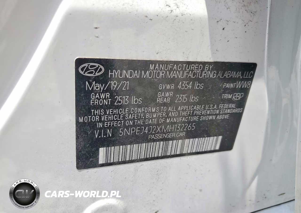 2021 Hyundai Sonata Sel Plus VIN:5NPEJ4J2XMH132265 - 13