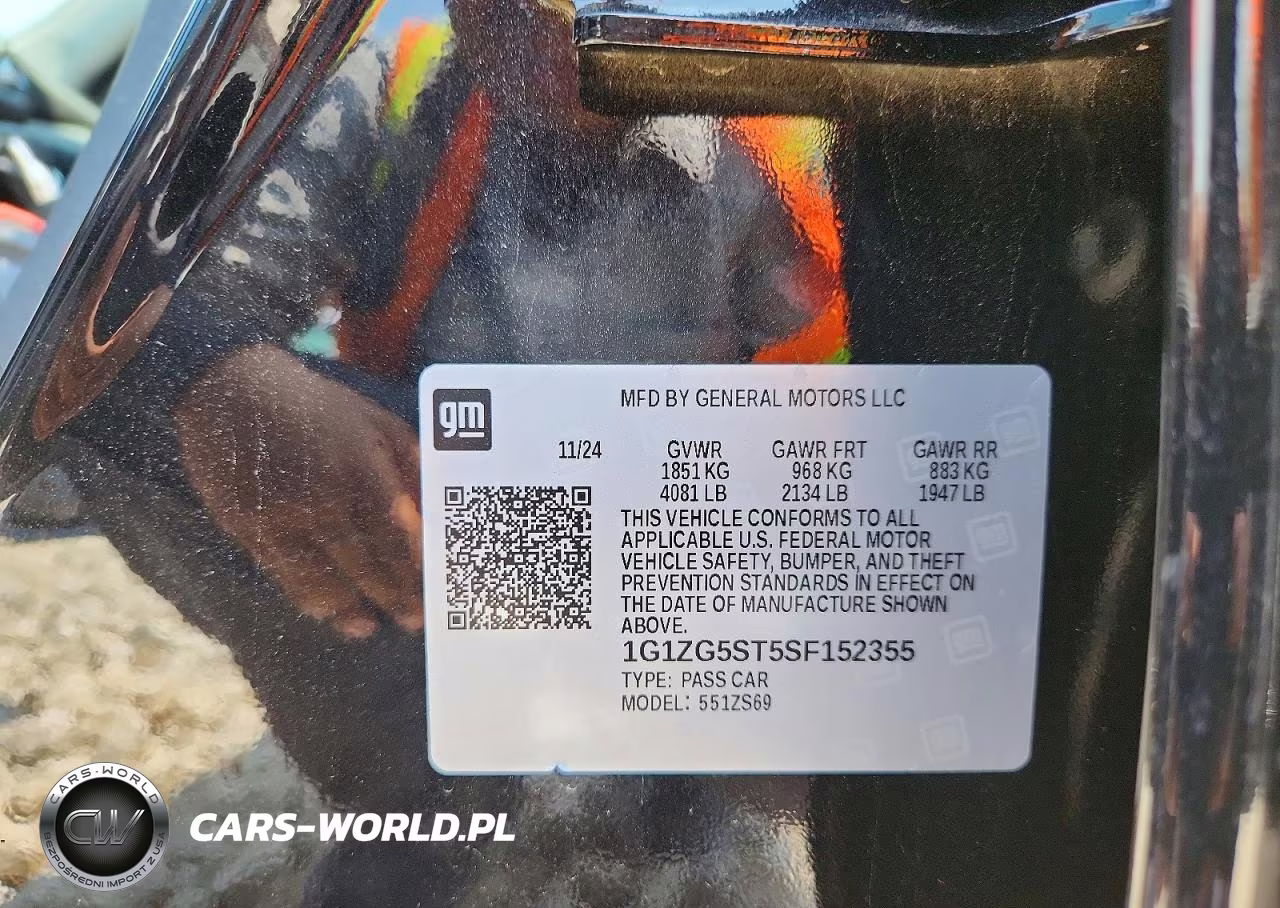 2025 Chevrolet Malibu Rs VIN:1G1ZG5ST5SF152355 - 12