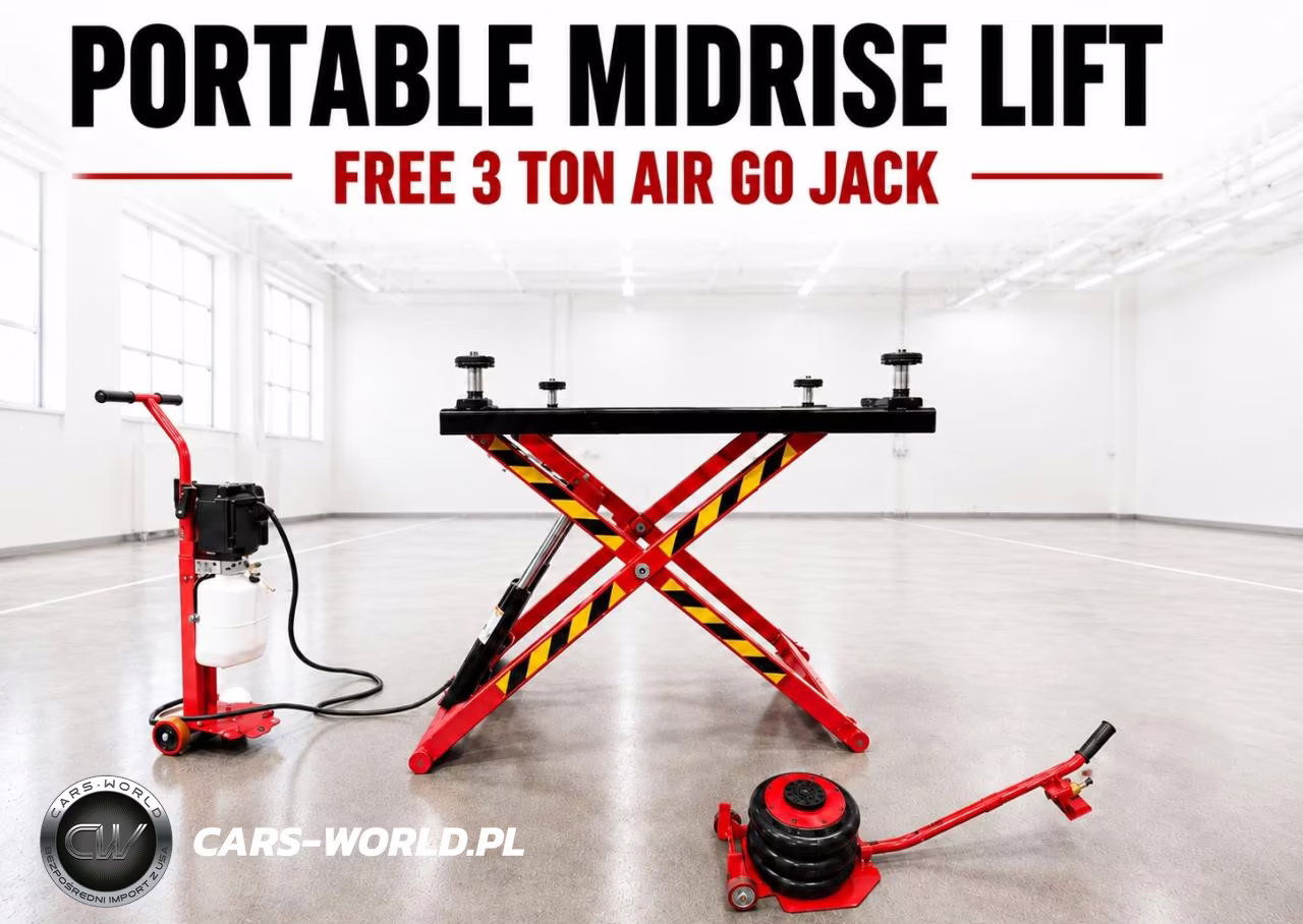 2026 Portable Scissor Car Lift Mid Rise Mechanic Lift – zdjęcie 1 z 20