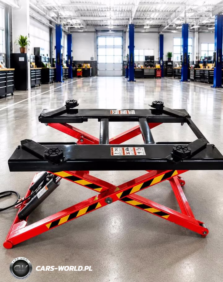 2026 Portable Scissor Car Lift Mid Rise Mechanic Lift VIN:38912839 - 12