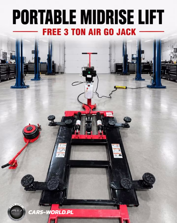 2026 Portable Scissor Car Lift Mid Rise Mechanic Lift VIN:38912839 - 2