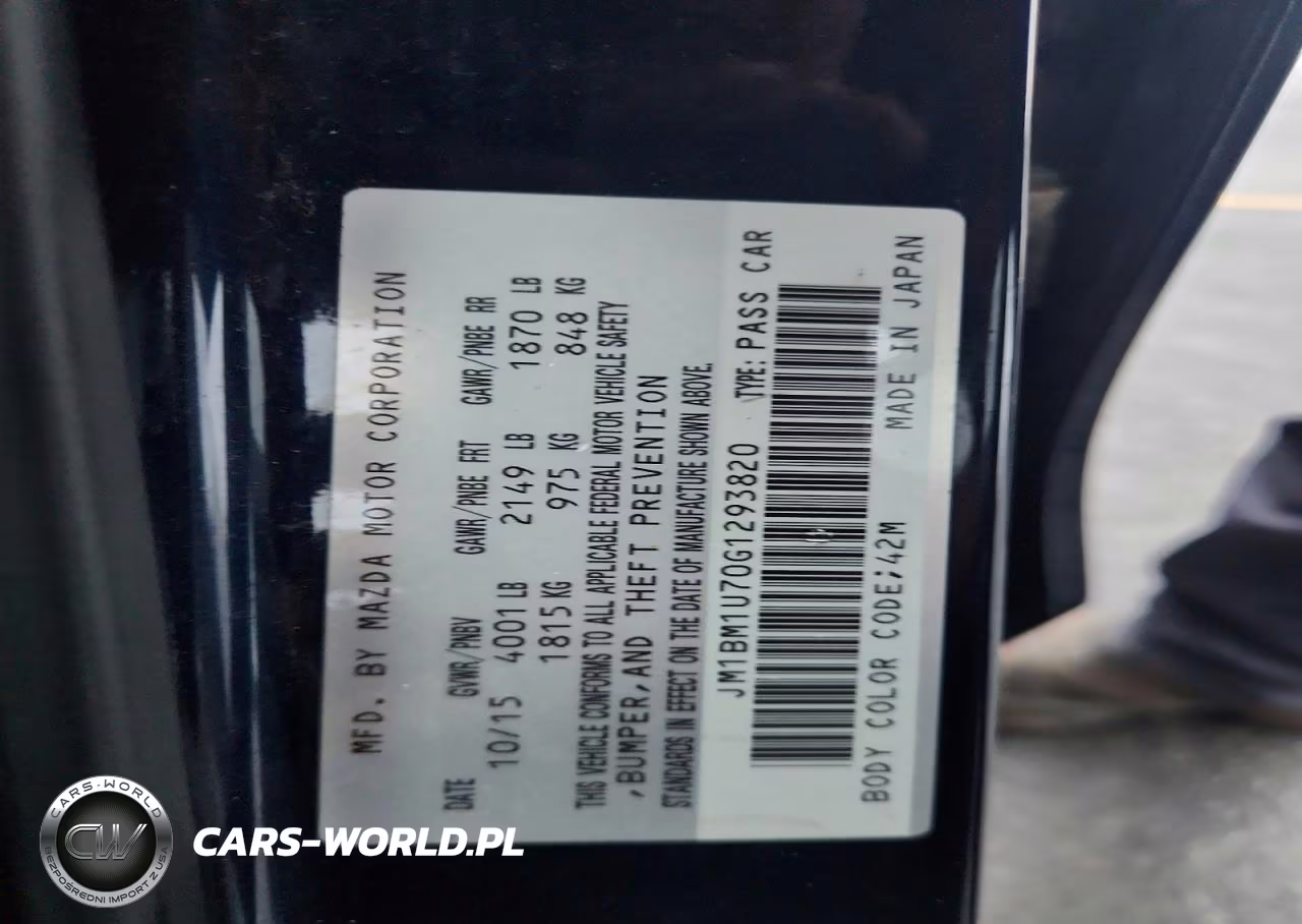 2016 Mazda 3 Sport VIN:JM1BM1U70G1293820 - 12