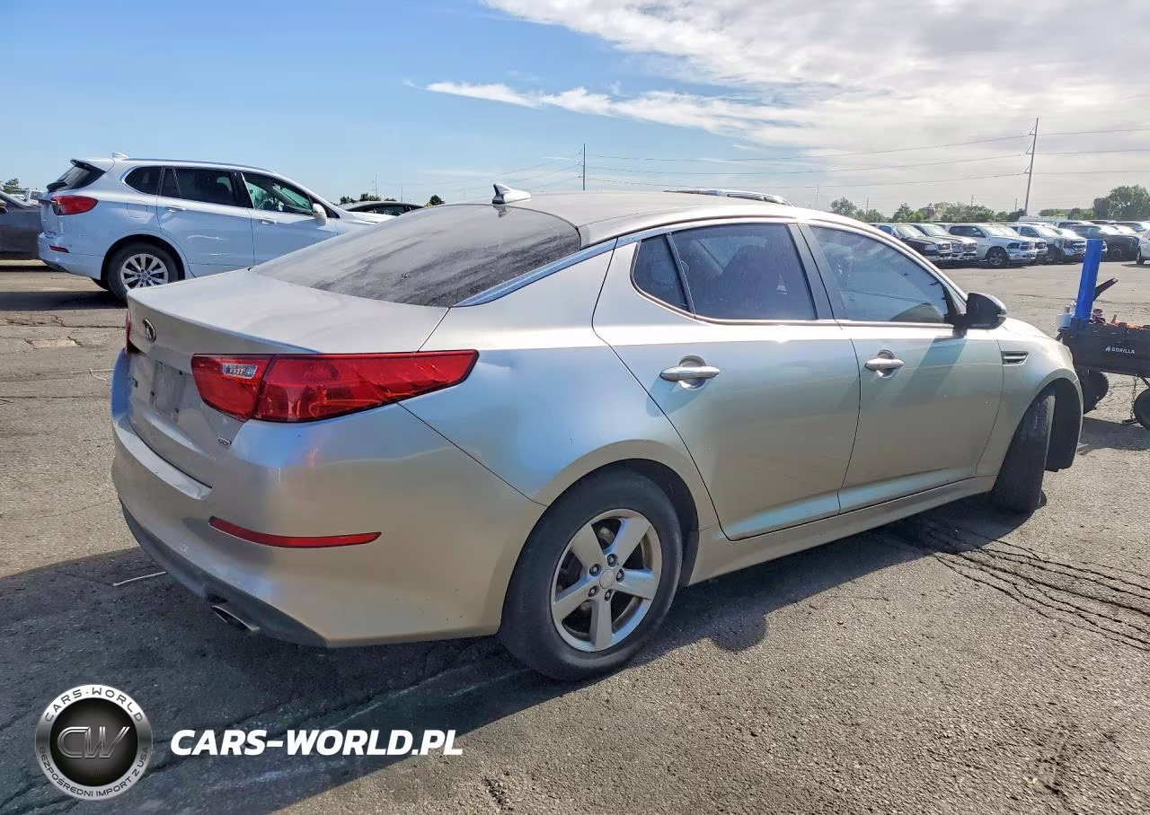 2014 Kia Optima Lx VIN:KNAGM4A79E5466927 - 3