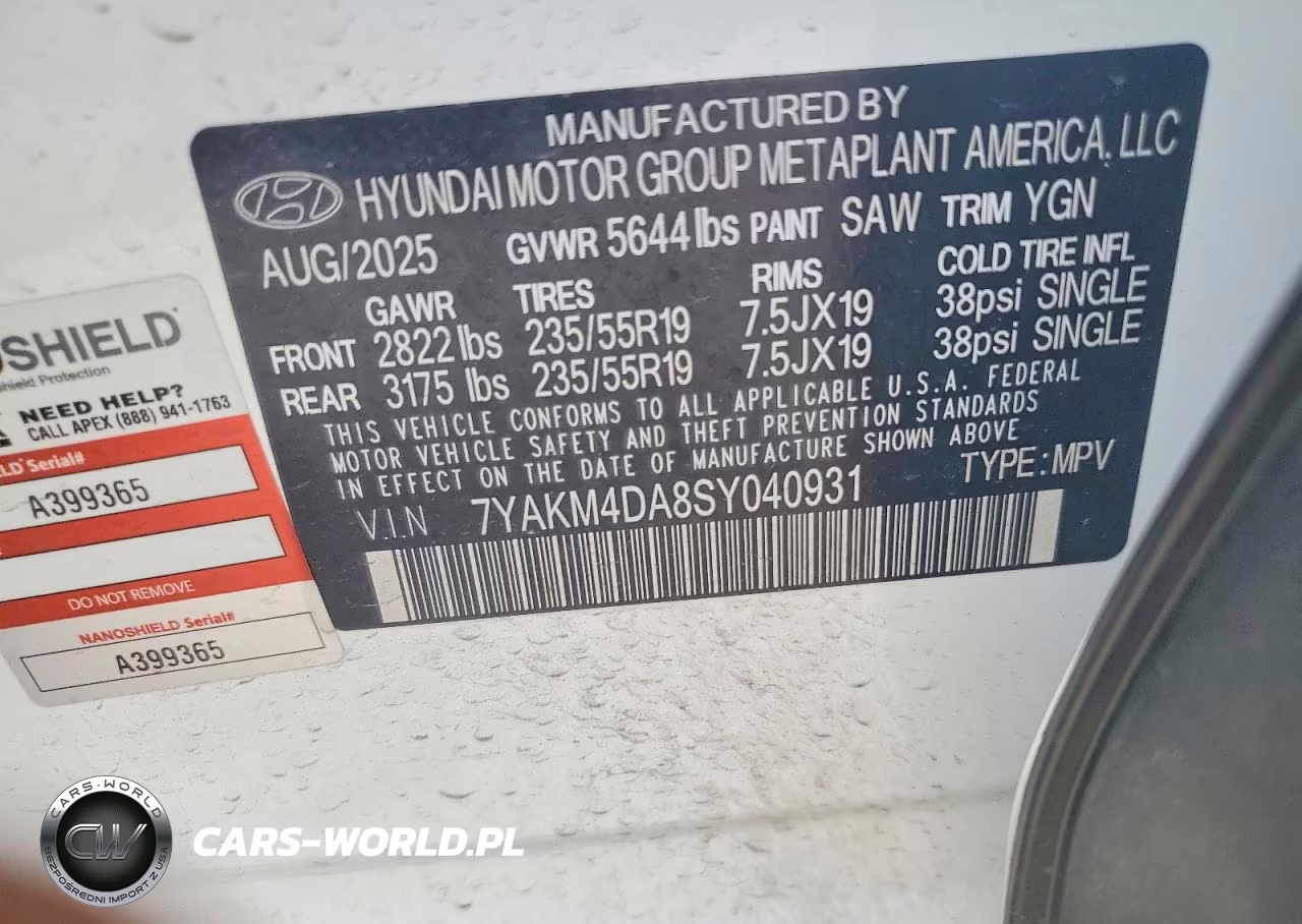 2025 Hyundai Ioniq 5 Se VIN:7YAKM4DA8SY040931 - 13
