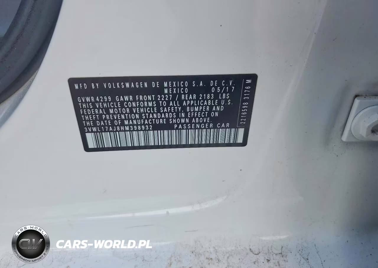 2017 Volkswagen Jetta Sel VIN:3VWL17AJ8HM398932 - 12