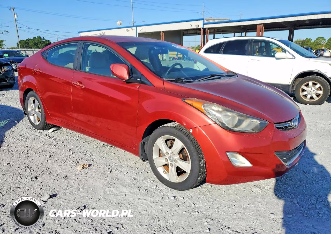 2012 Hyun Elantra VIN:KMHDH4AE6CU461093 - 4