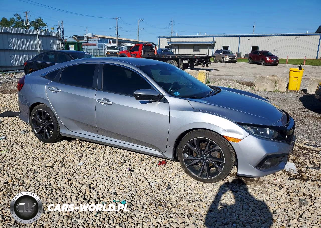 2019 Honda Civic Sport VIN:19XFC2F83KE002877 - 4