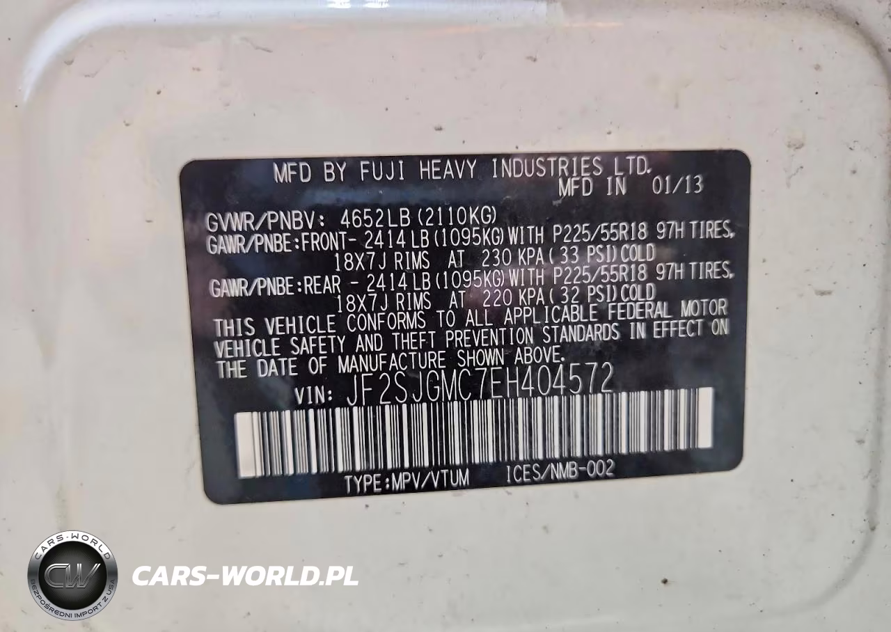 2014 Subaru Forester 2.0Xt Touring VIN:JF2SJGMC7EH404572 - 13