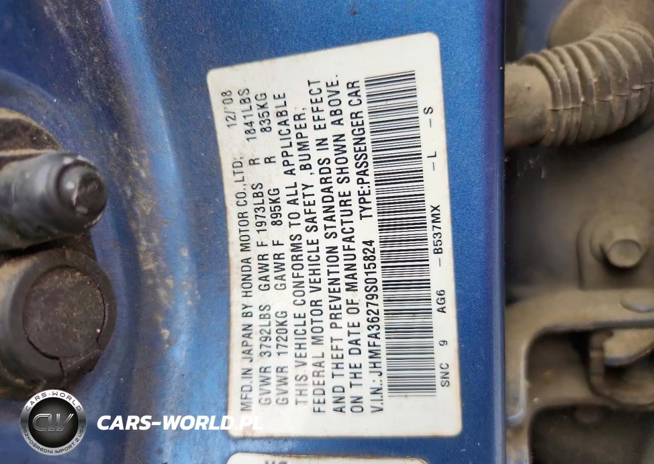2009 Honda Civic Hybrid VIN:JHMFA36279S015824 - 12
