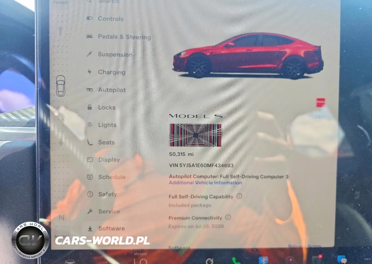 2021 Tesla Model S VIN:5YJSA1E60MF434693 - 9