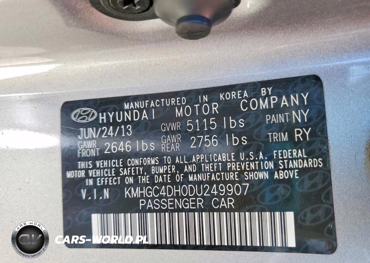 2013 Hyundai Genesis 5.0L VIN:KMHGC4DH0DU249907 - 12