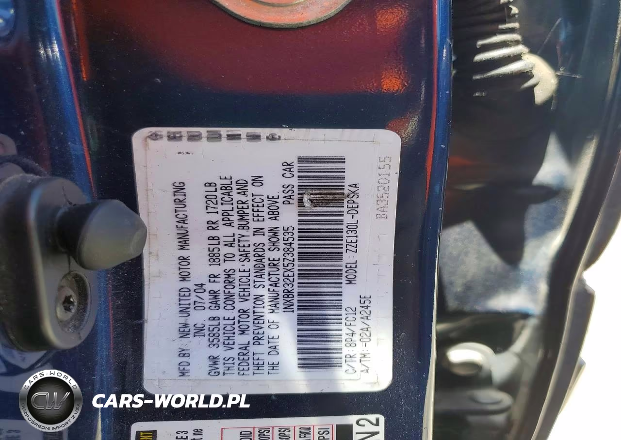 2005 Toyota Corolla S VIN:1NXBR32EX5Z384535 - 12
