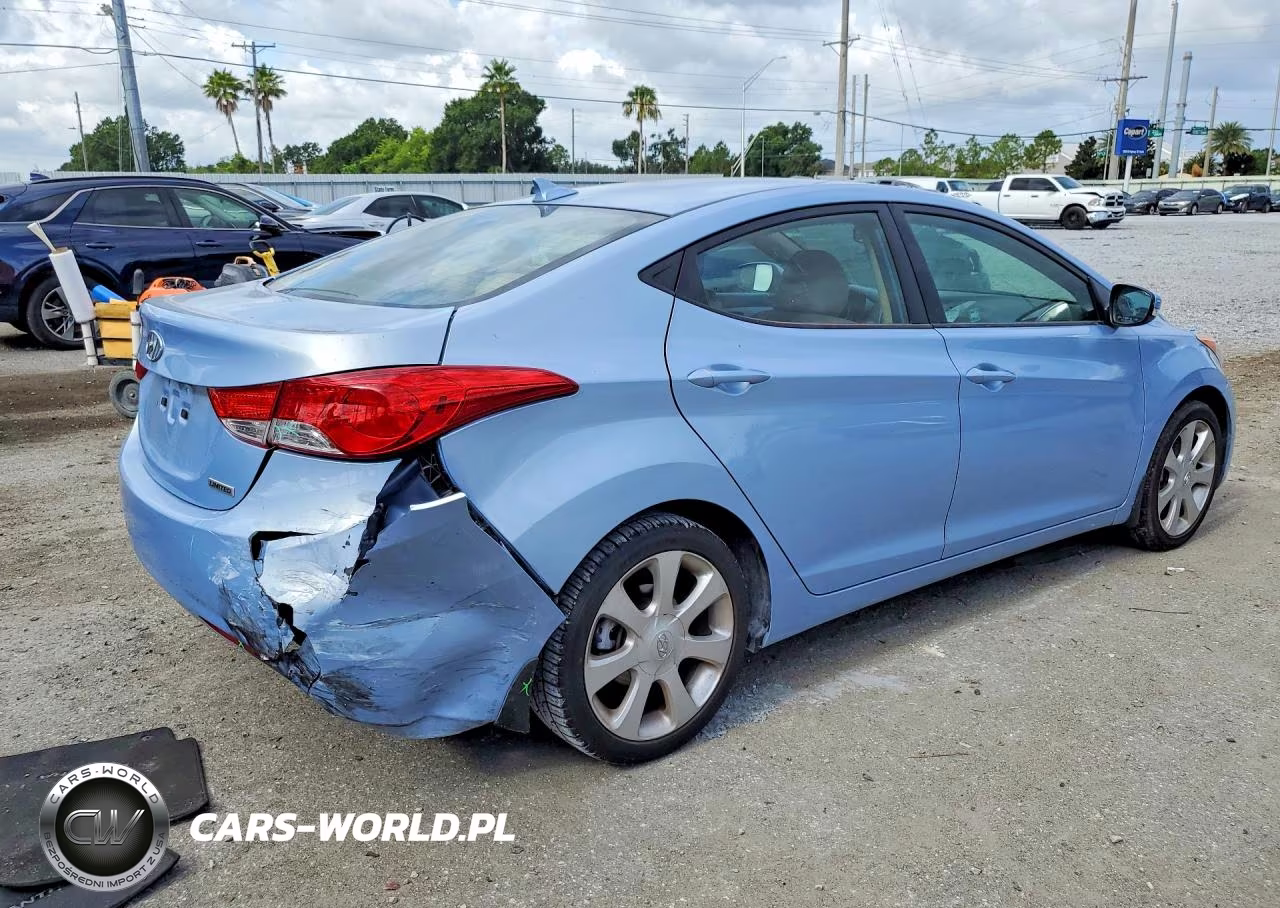 2012 Hyundai Elantra Limited VIN:KMHDH4AE3CU471340 - 3