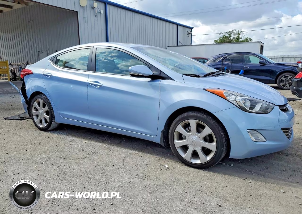 2012 Hyundai Elantra Limited VIN:KMHDH4AE3CU471340 - 4