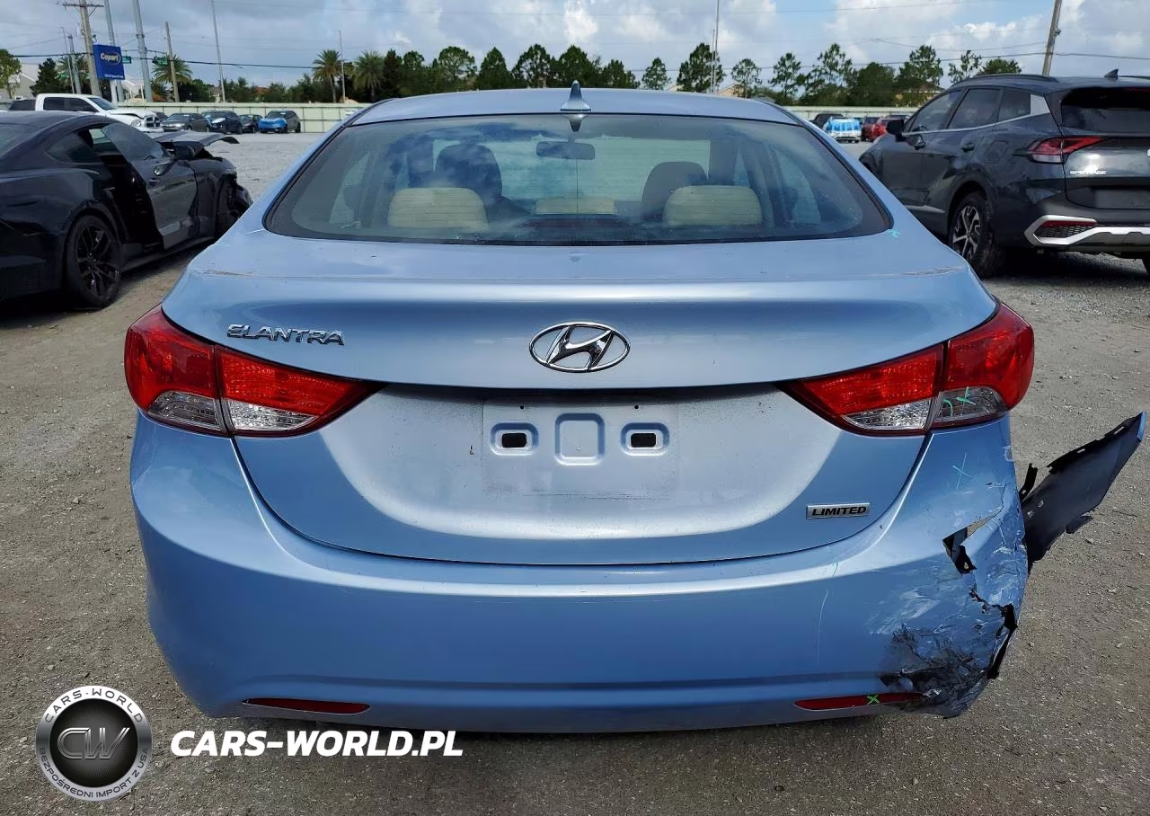 2012 Hyundai Elantra Limited VIN:KMHDH4AE3CU471340 - 6