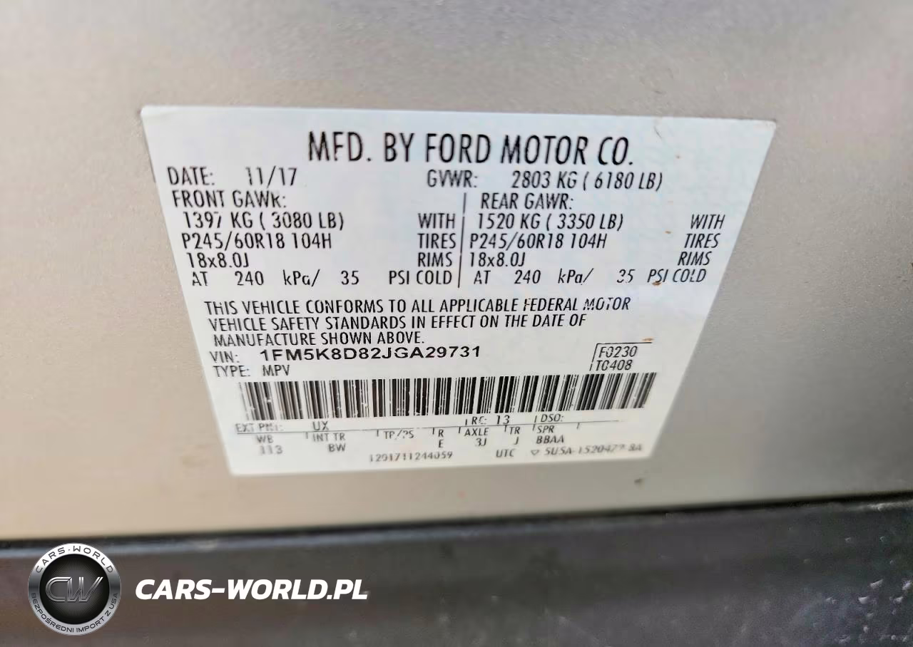 2018 Ford Explorer Xlt VIN:1FM5K8D82JGA29731 - 13