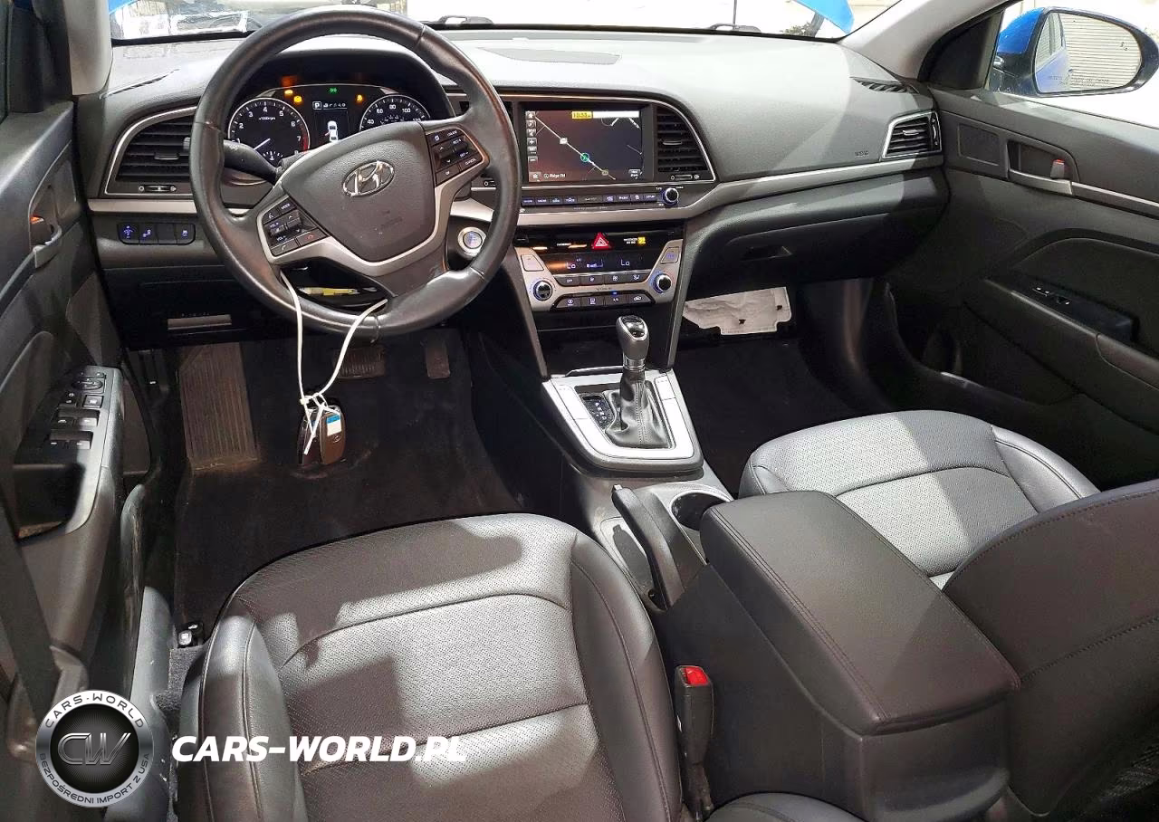 2017 Hyundai Elantra Limited VIN:KMHD84LF3HU262239 - 8