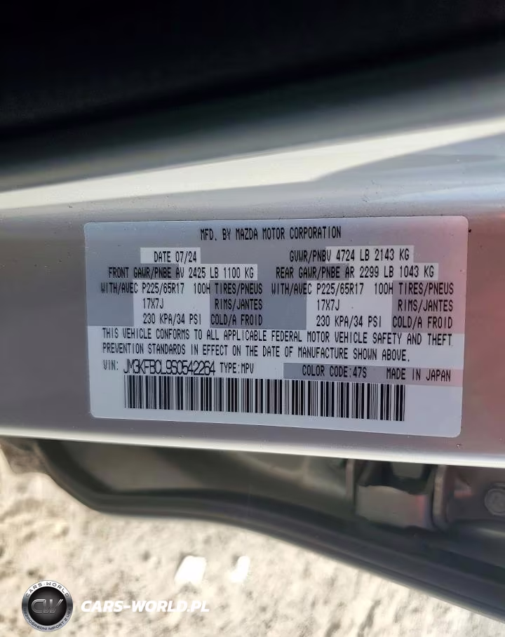 2025 Mazda Cx-5 Preferred VIN:JM3KFBCL9S0542264 - 13