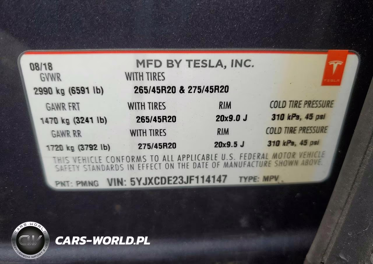 2018 Tesla Model X VIN:5YJXCDE23JF114147 - 26