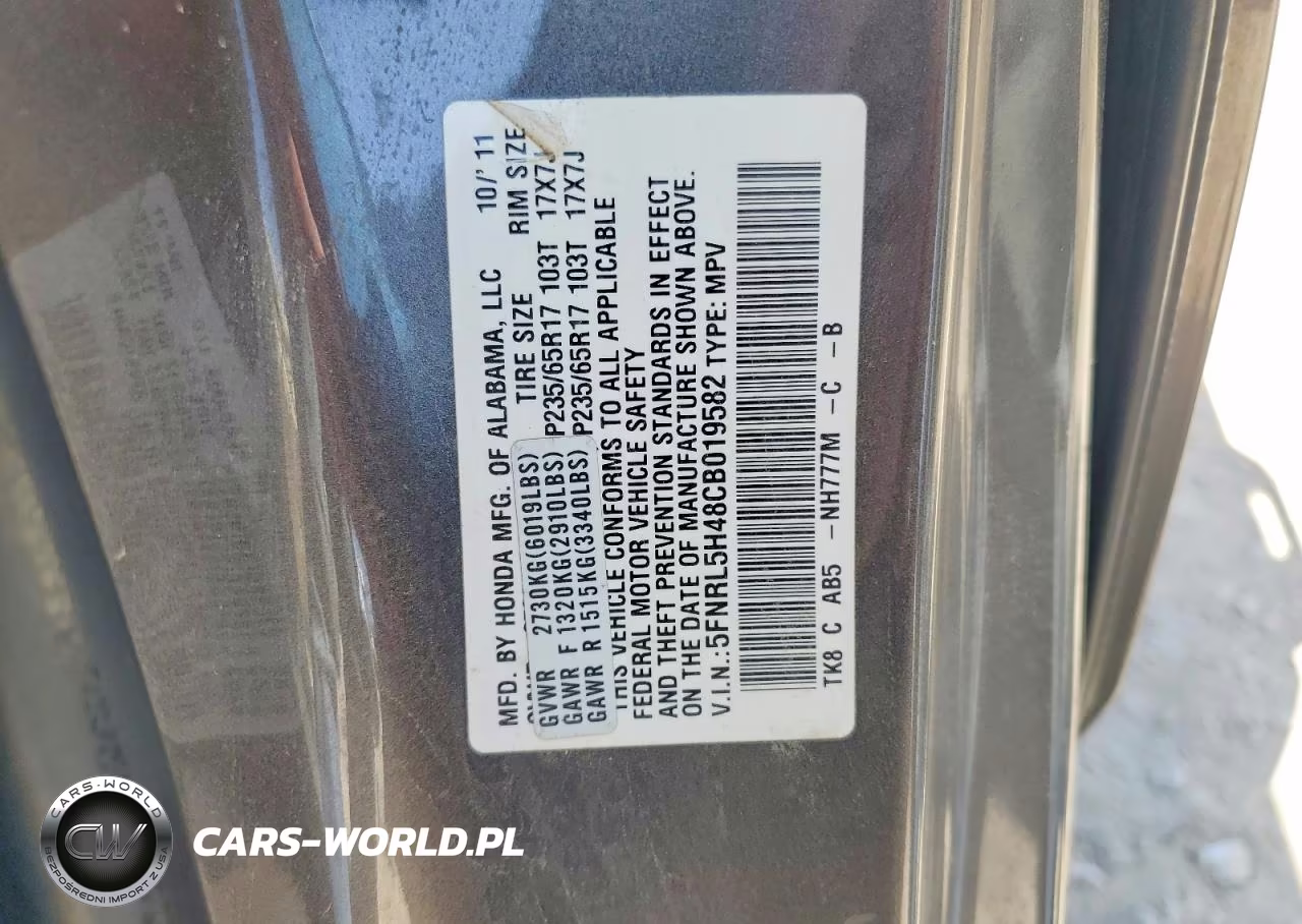 2012 Honda Odyssey Ex VIN:5FNRL5H48CB019582 - 12