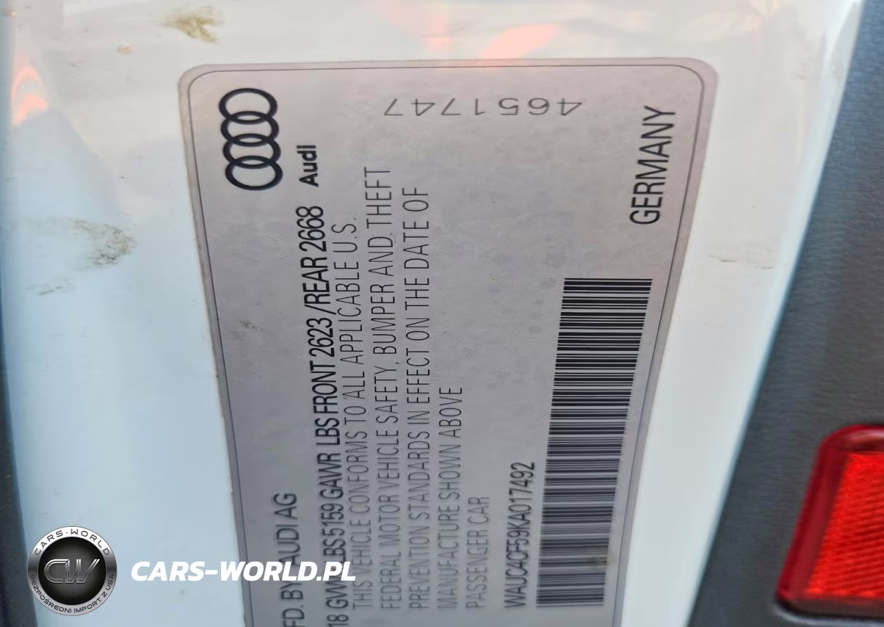 2019 Audi S5 Prestige VIN:WAUC4CF59KA017492 - 13