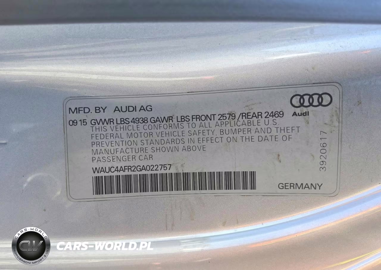 2016 Audi S5 Premium Plus VIN:WAUC4AFR2GA022757 - 12