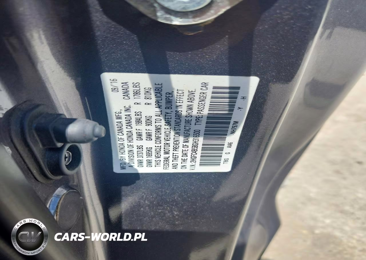 2016 Honda Civic Lx VIN:2HGFC4B58GH316500 - 13