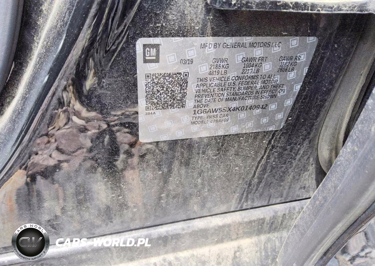 2019 Cadillac Cts VIN:1G6AW5SX4K0140942 - 12