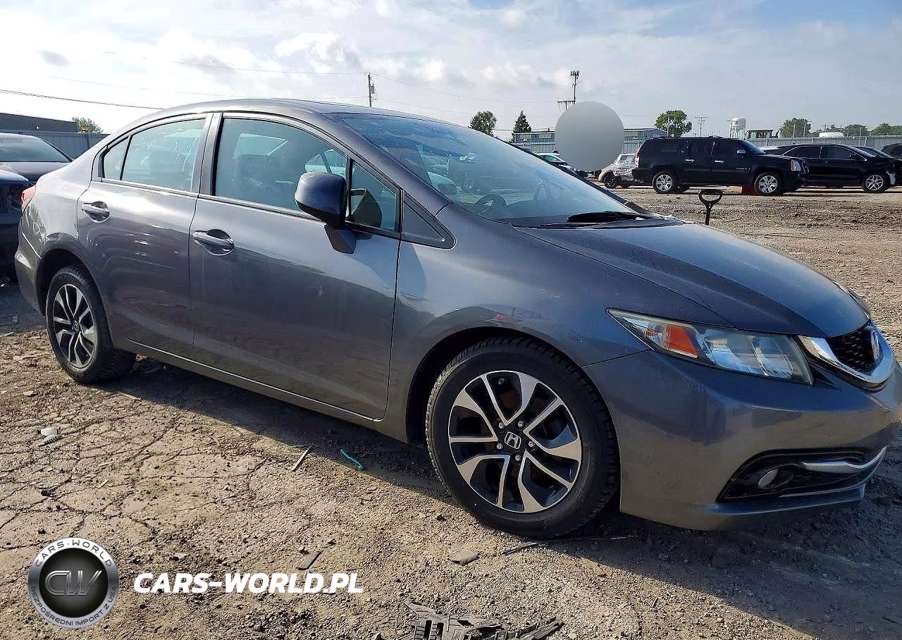2013 Honda Civic Exl VIN:19XFB2F90DE092181 - 4