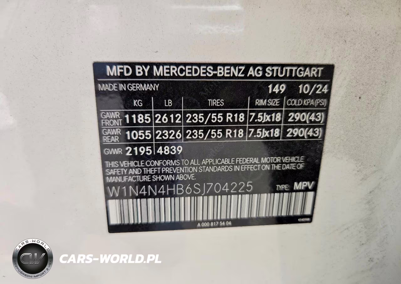 2025 Mcre Gla 250 4M VIN:W1N4N4HB6SJ704225 - 12
