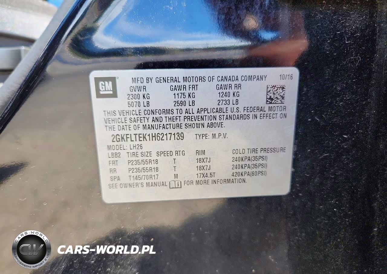 2017 GMC Terrain Sle VIN:2GKFLTEK1H6217139 - 13