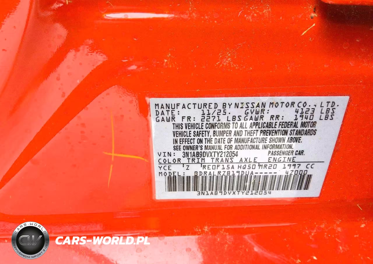 2026 Nissan Sentra Sr VIN:3N1AB9DVXTY212054 - 12