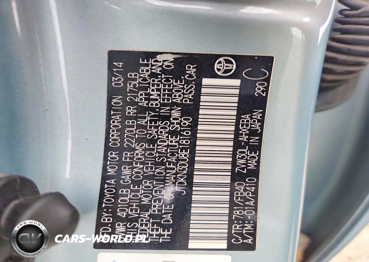 2014 Toyota Prius Three VIN:JTDKN3DU8E1816190 - 12