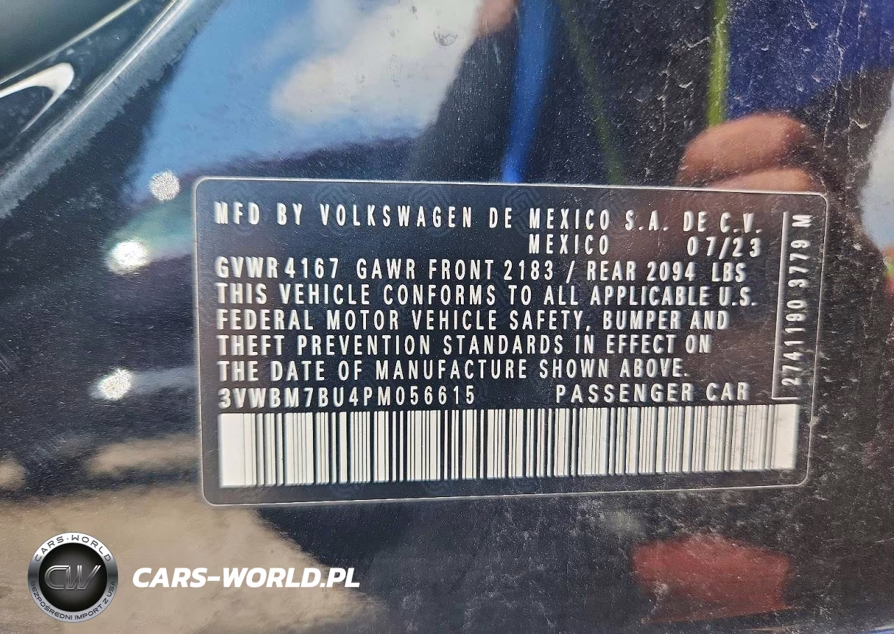 2023 Volkswagen Jetta Sport VIN:3VWBM7BU4PM056615 - 12